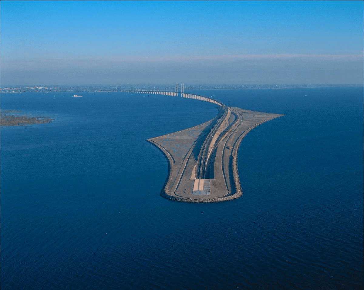 Bridge over a Danish waterway